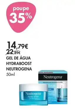 Pingo Doce gel de água hydraboost neutrogena promoção