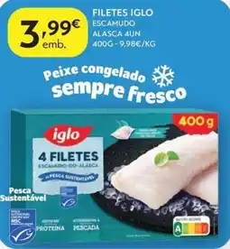 Spar Filetes iglo escamudo promoção