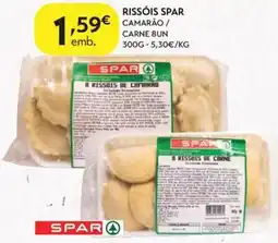 Spar Rissóis spar promoção