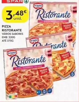 Spar Pizza ristorante promoção