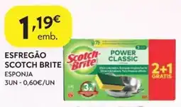 Spar Esfregão scotch brite esponja promoção