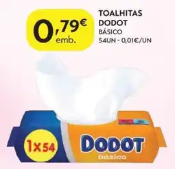 Spar toalhitas dodot básico promoção