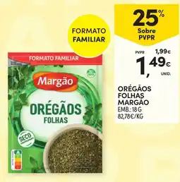 Continente Orégãos folhas margão promoção