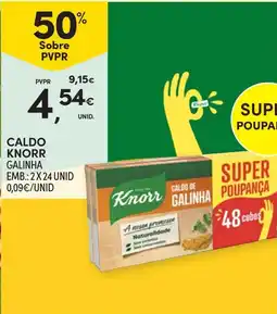 Continente Caldo knorr galinha promoção