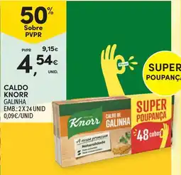 Continente Caldo Knorr Galinha promoção