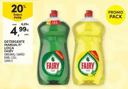 Continente Detergente manual p/ loiça fairy original / limão promoção
