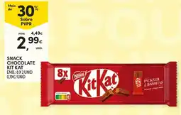 Continente Snack chocolate kit kat promoção