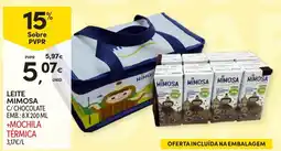 Continente Leite mimosa c/ chocolate promoção