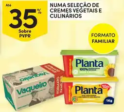 Continente Planta creme vegetal sabor a manjericão promoção