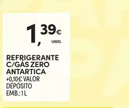 Continente refrigerante c/gas zero antartica promoção