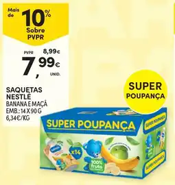 Continente Saquetas nestlé promoção