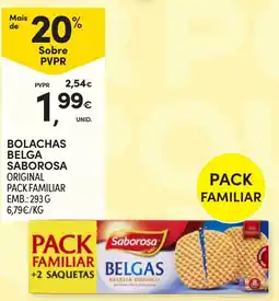 Continente Bolachas belga saborosa original promoção
