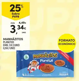 Continente Manhãzitos Planetus promoção