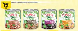 Continente No grão e feijão da marca compal promoção