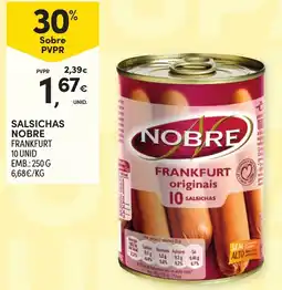 Continente Salsichas nobre promoção