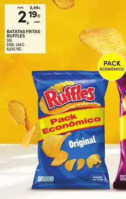 Continente Batatas fritas ruffles promoção