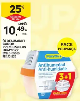 Continente Desumidificador premium plus humydry promoção