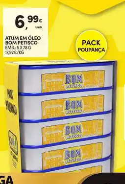 Continente Atum em óleo bom petisco promoção