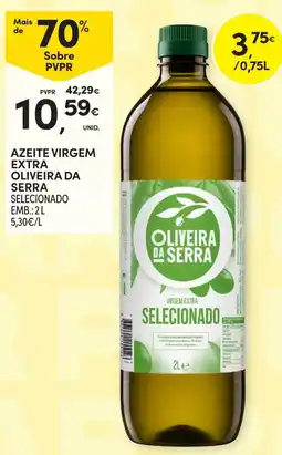 Continente azeite virgem extra oliveira da serra selecionado promoção