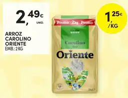 Continente Arroz carolino oriente promoção