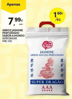 Continente Arroz jasmine perfumado sabor a mundo super dragão promoção