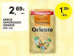 Continente Arroz vaporizado oriente promoção