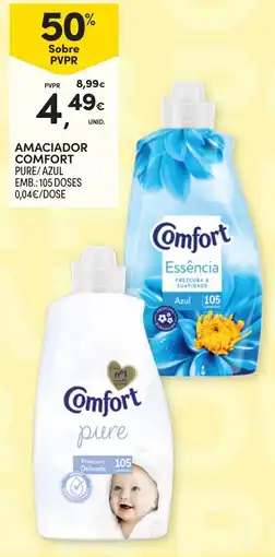 Continente Comfort amaciador pure/azul promoção