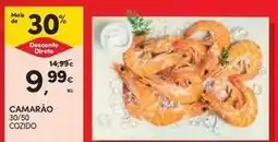 Continente Bom dia Camarão promoção