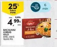 Continente Bom dia Iglo - bacalhau a bras promoção