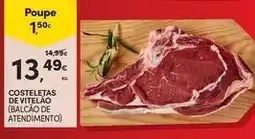 Continente Bom dia Costeletas de vitelao promoção