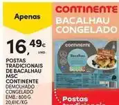Continente Bom dia Continente - postas tradicionais de bacalhau msc promoção