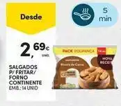 Continente Bom dia Continente - salgados p/ fritar/ forno promoção