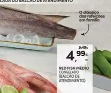 Continente Bom dia Red fish medio congelado promoção