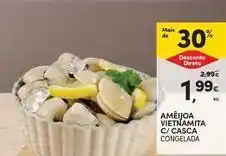 Continente Bom dia Ameijoa vietnamita c/casca congelada promoção