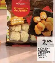 Continente Bom dia Continente - croquetas de jamón promoção