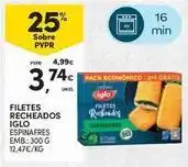Continente Bom dia Iglo - filetes recheados promoção