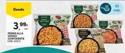 Continente Bom dia Continente - penne alla vodka promoção