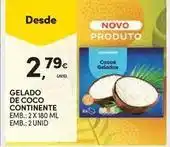 Continente Bom dia Continente - gelado de coco promoção