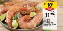 Continente Bom dia Gambao grande argentina selvagem 20/30 promoção