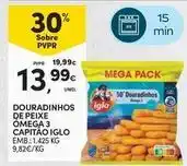 Continente Bom dia Iglo - douradinhos de peixe omega 3 capitao promoção