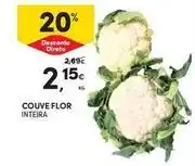 Continente Bom dia Flor - couve flor inteira promoção