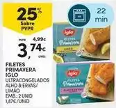 Continente Bom dia Iglo - filetes primavera promoção
