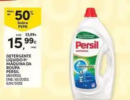 Continente Bom dia Persil - detergente liquido p/ maquina da roupa promoção