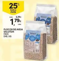 Continente Bom dia Salutem - flocos de aveia promoção