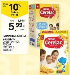 Continente Bom dia Cerelac - farinha lactea promoção