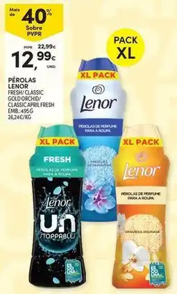 Continente Bom dia Lenor - pérolas lénor promoção