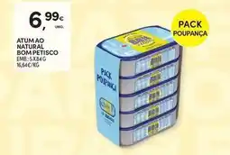 Continente Bom dia Bom petisco - atum ao natural promoção