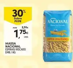 Continente Bom dia Nacional - massa promoção