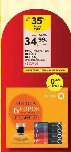Continente Bom dia Delta - con capsulas de cafe promoção