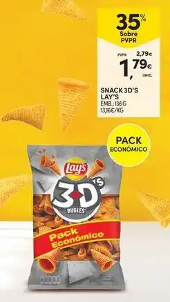 Continente Bom dia Lay's - snack 3d's promoção
